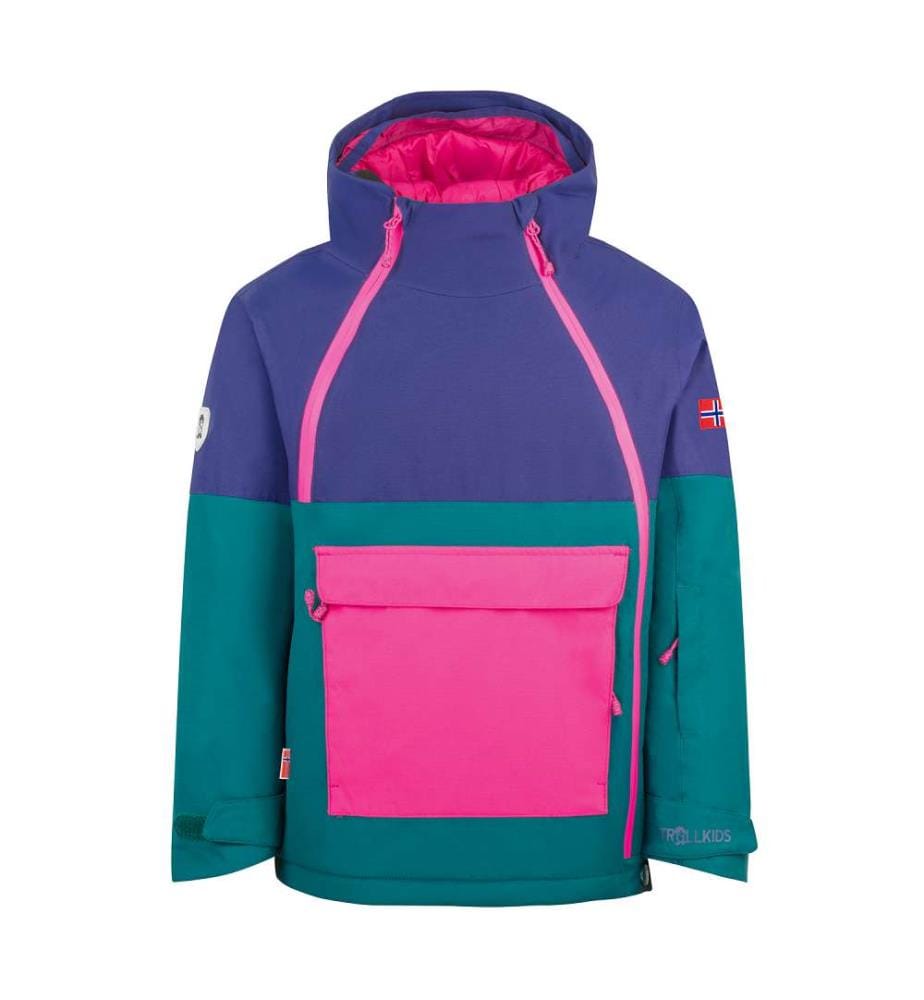 Veste isolée imperméable - essence de minuit/violet foncé/rose foncé