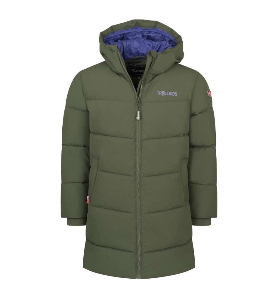 Veste isolée résistante à l'eau - ivy/mauve foncé/noir