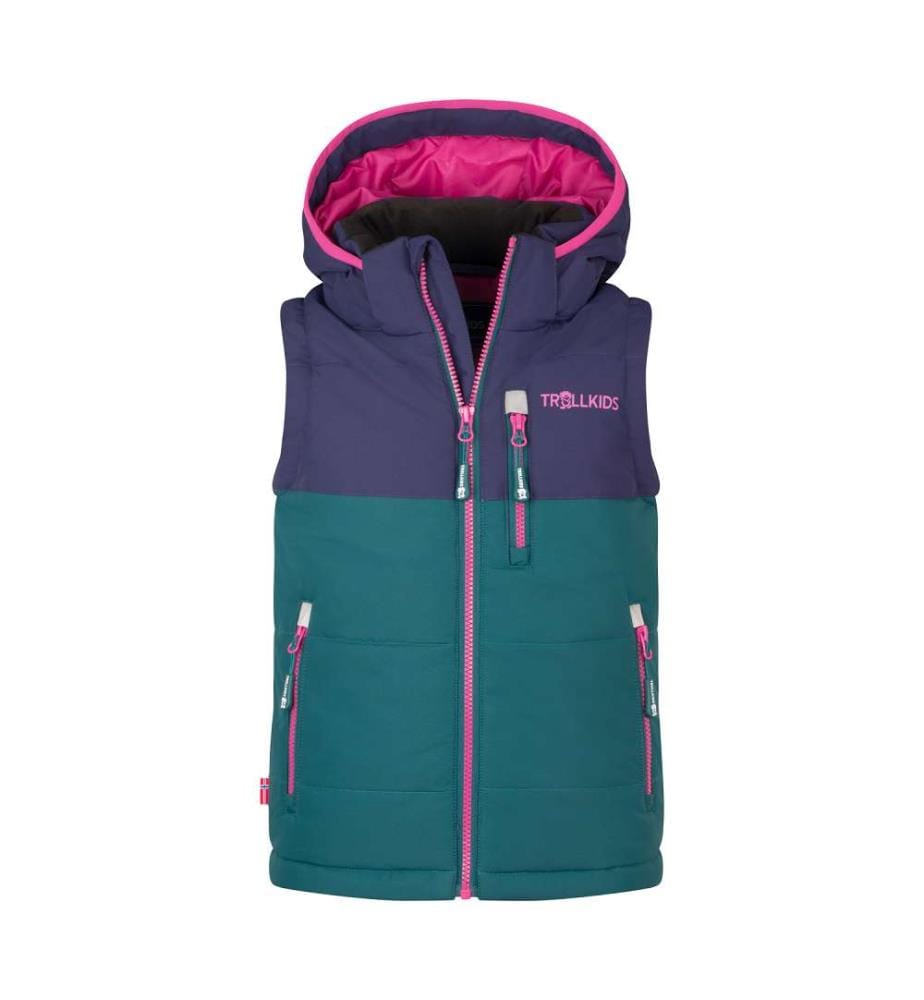 Gilet isolant - essence de minuit/violet foncé/rose foncé