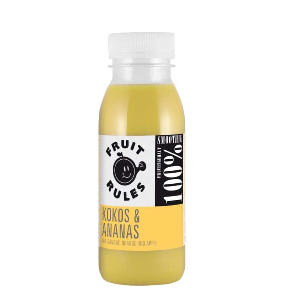 Smoothie ananas coco Règles relatives aux fruits - 6 x 250 ml