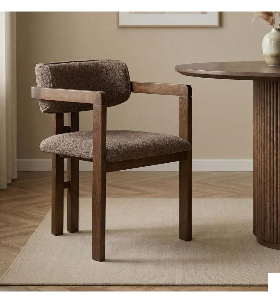 Chaise - Marron / Noyer Foncé