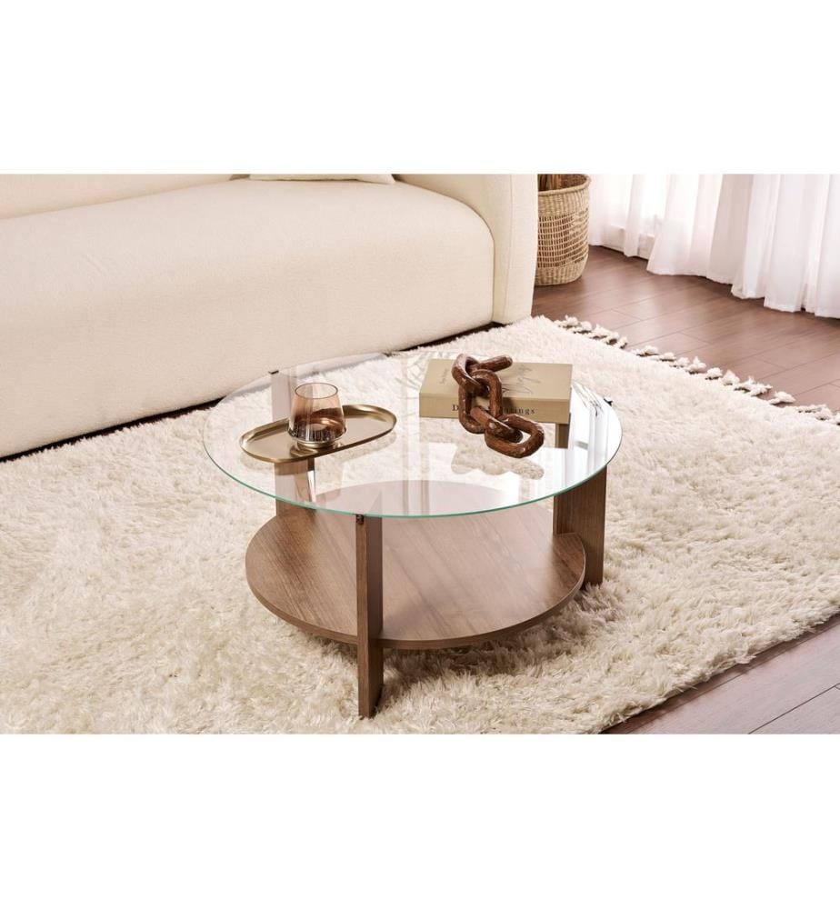 Table basse - Noyer