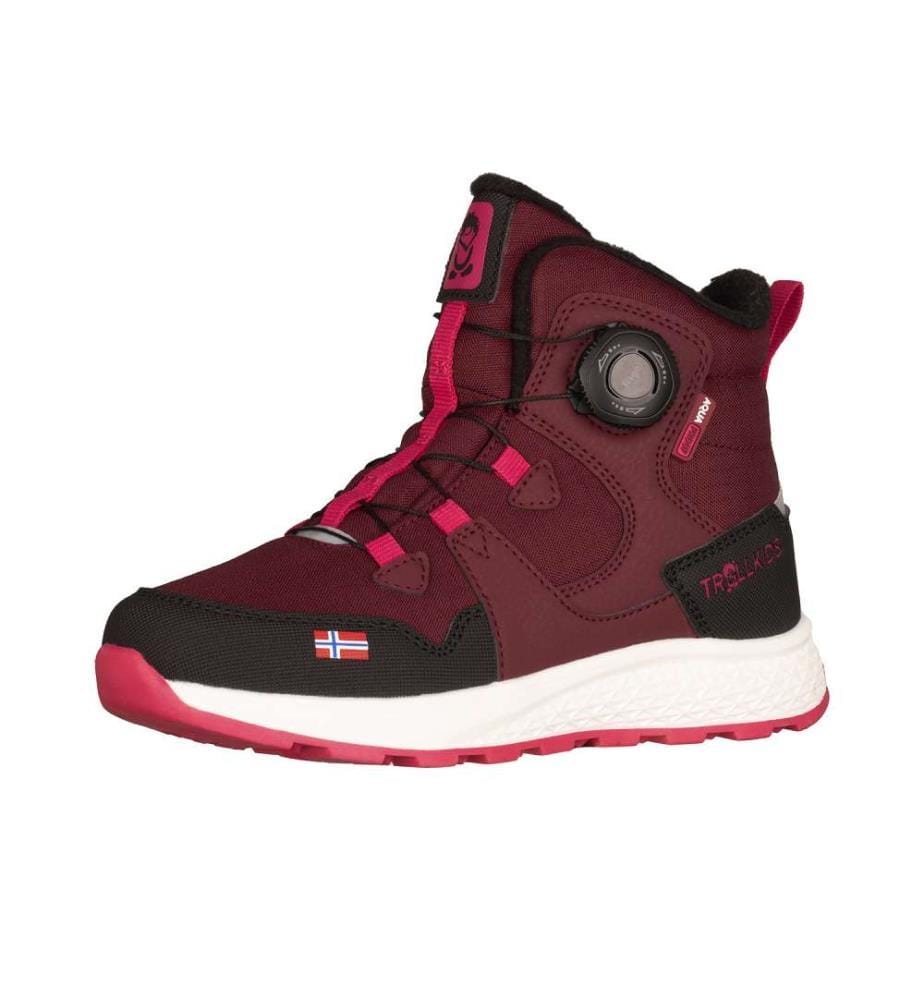 Chaussures d'hiver imperméables - redwood/magenta