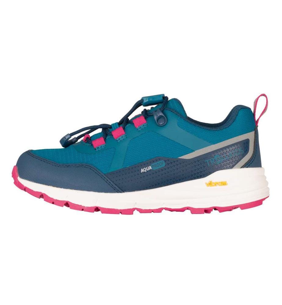 Chaussures de randonnée imperméables Skarvan Hiker Low XT - Harbor Blue & Madeira Blue & Bright Pink