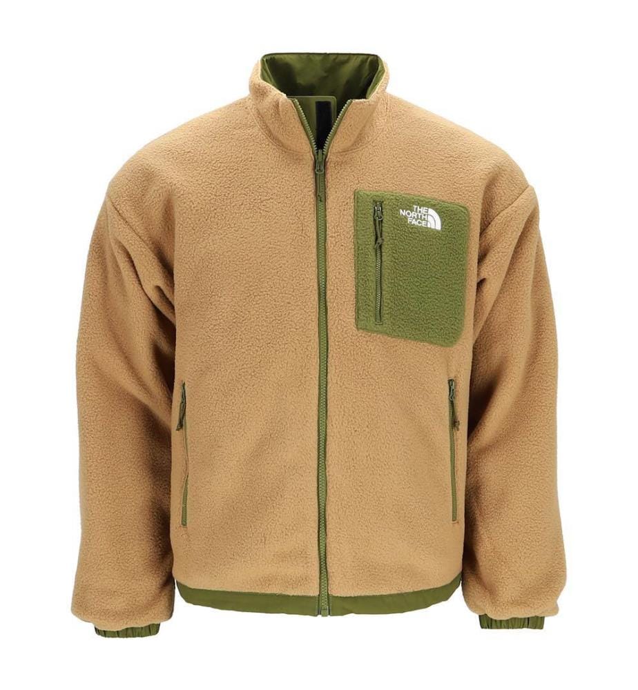 Veste Polaire Yumiori Réversible - Vert Olive et Brun