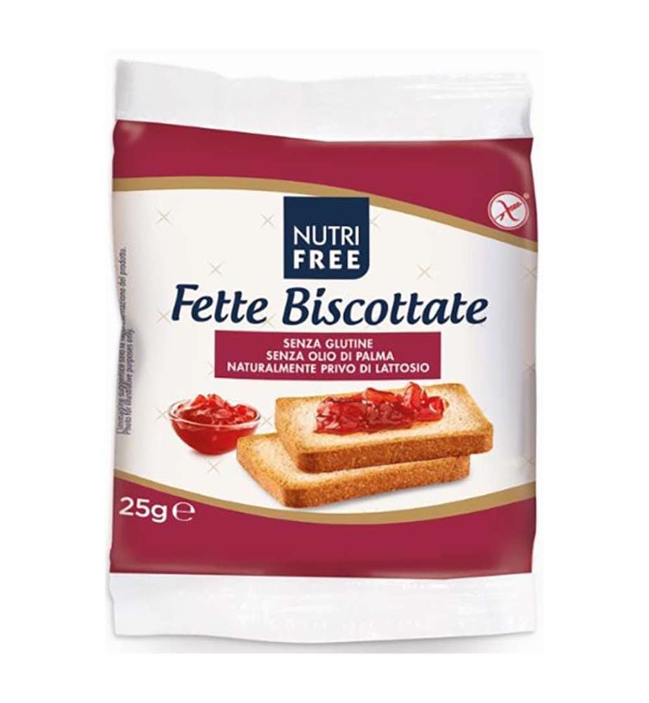 Tranches de Biscuits sans gluten Nutrifree - 48 x 25 g