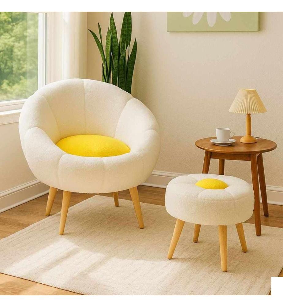 Ensemble 2 pièces chaise Wing et table d'appoint Lida