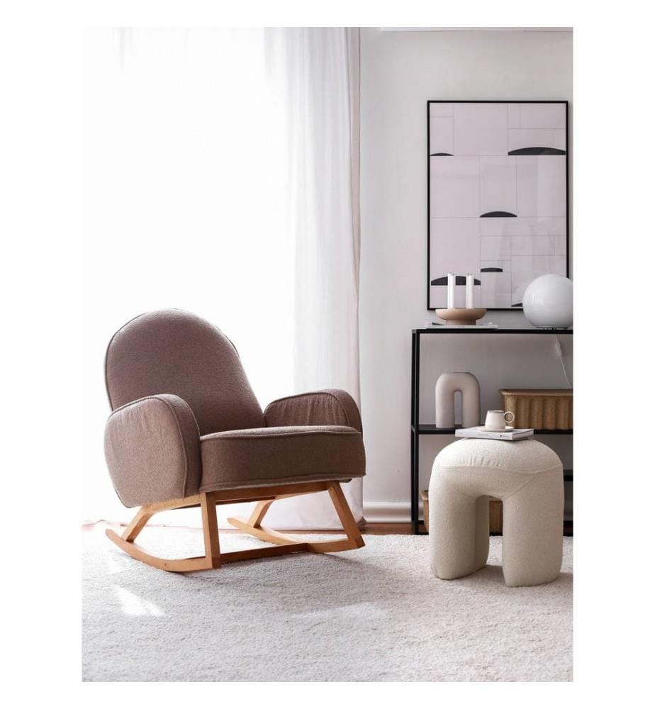 Wing Chair, Brown
