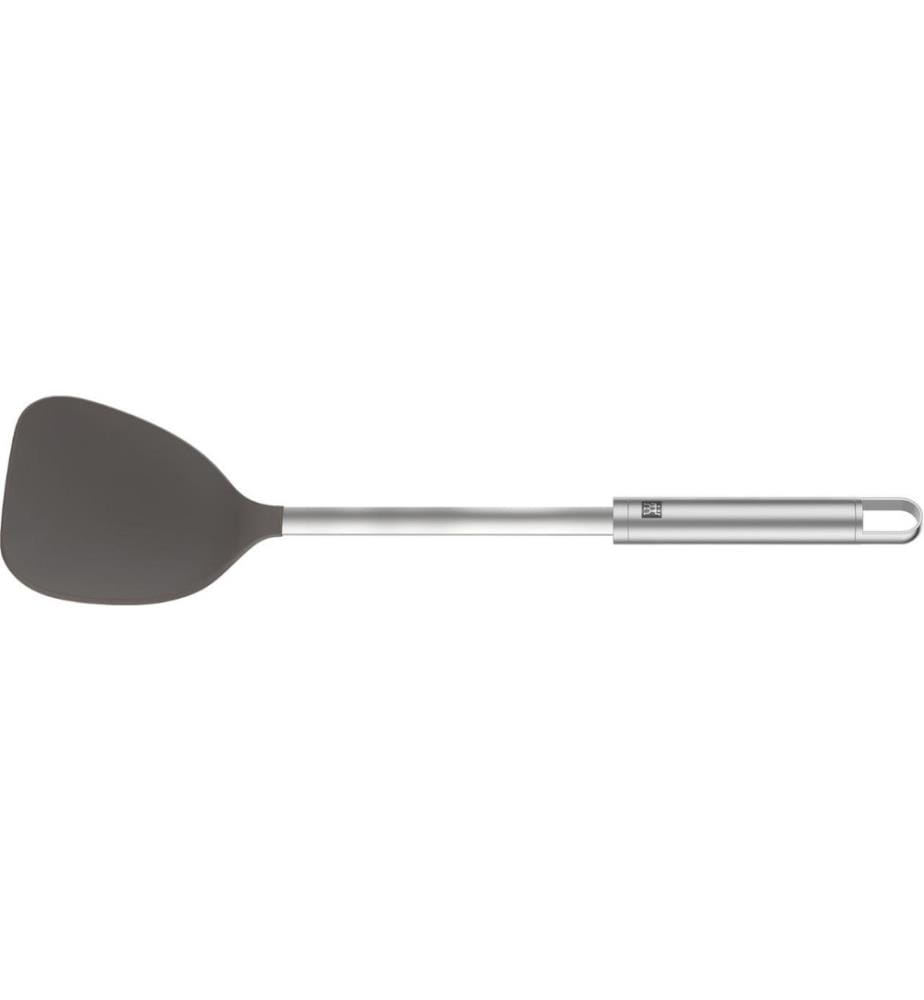 Spatule à wok - silicone - 37.1cm - gris et Argené