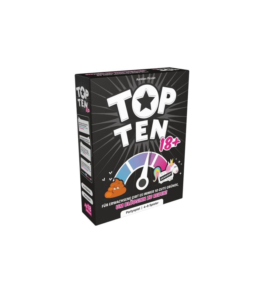 Asmodée Jeu de société Top Ten 18+