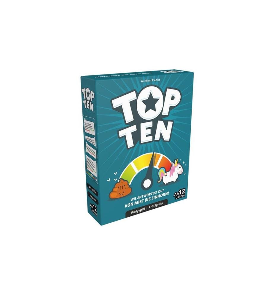 Asmodée Jeu de société Top Ten -DE-