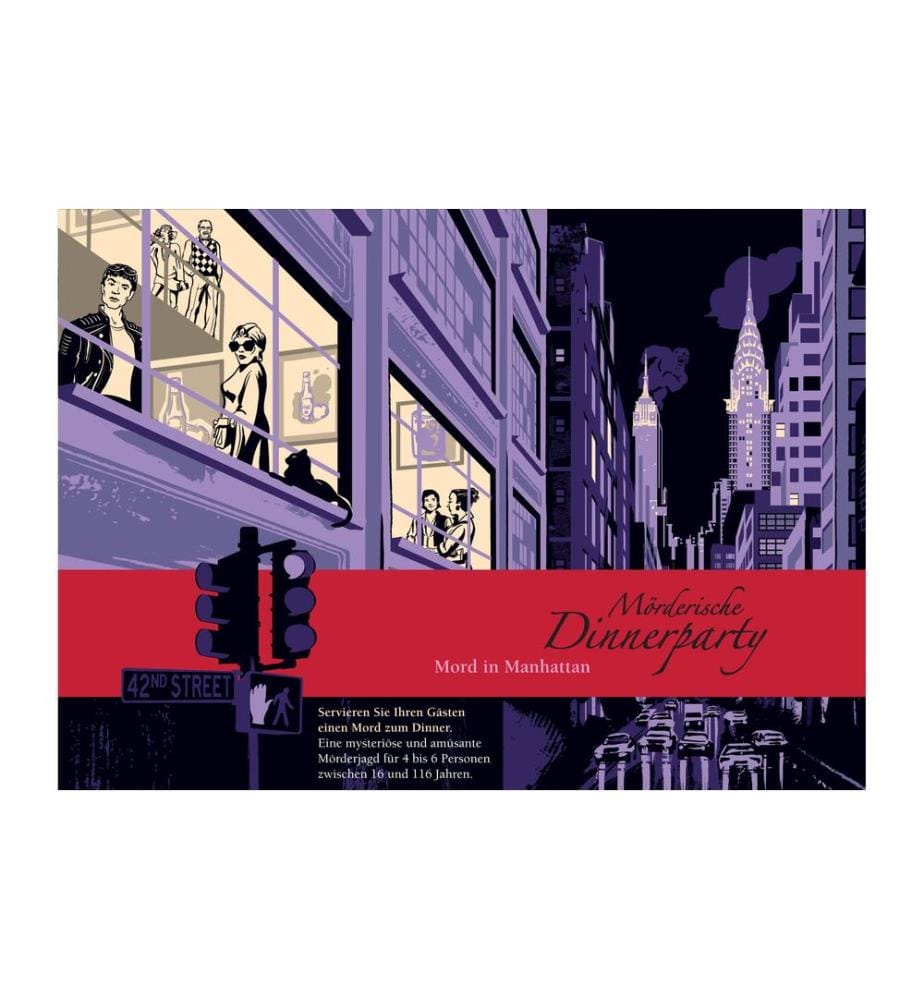 Blaubart Verlag Jeu de société Meurtre et mystère  Meurtre à Manhattan