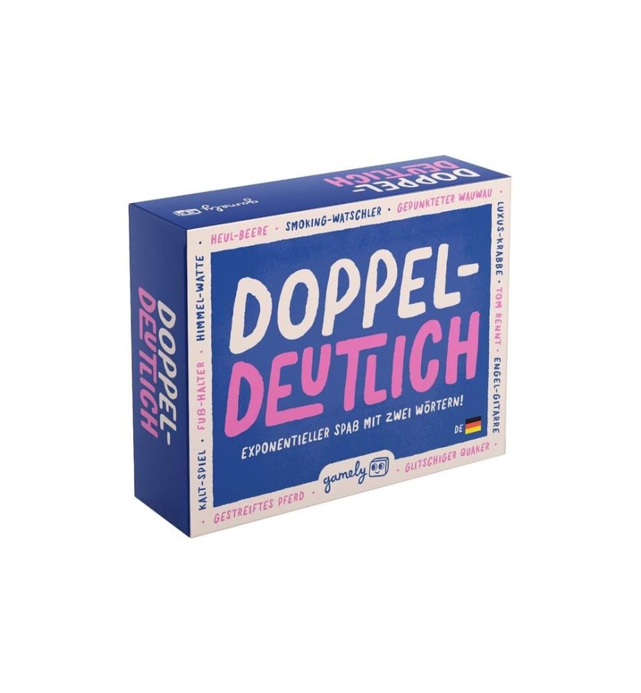 gamely Jeu de société Doppel-Deutlich Allemand