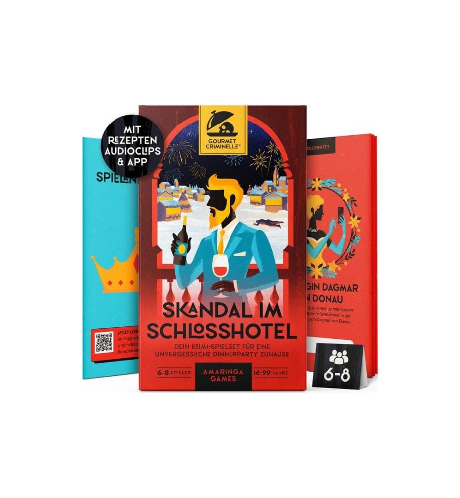 Gourmet Criminelle Jeu de société Scandale à l'hôtel du château