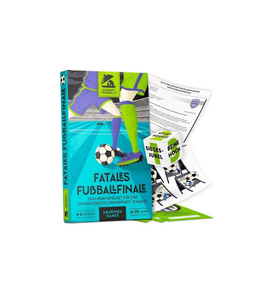 Gourmet Criminelle jeu de société Fatales Fussballfinale