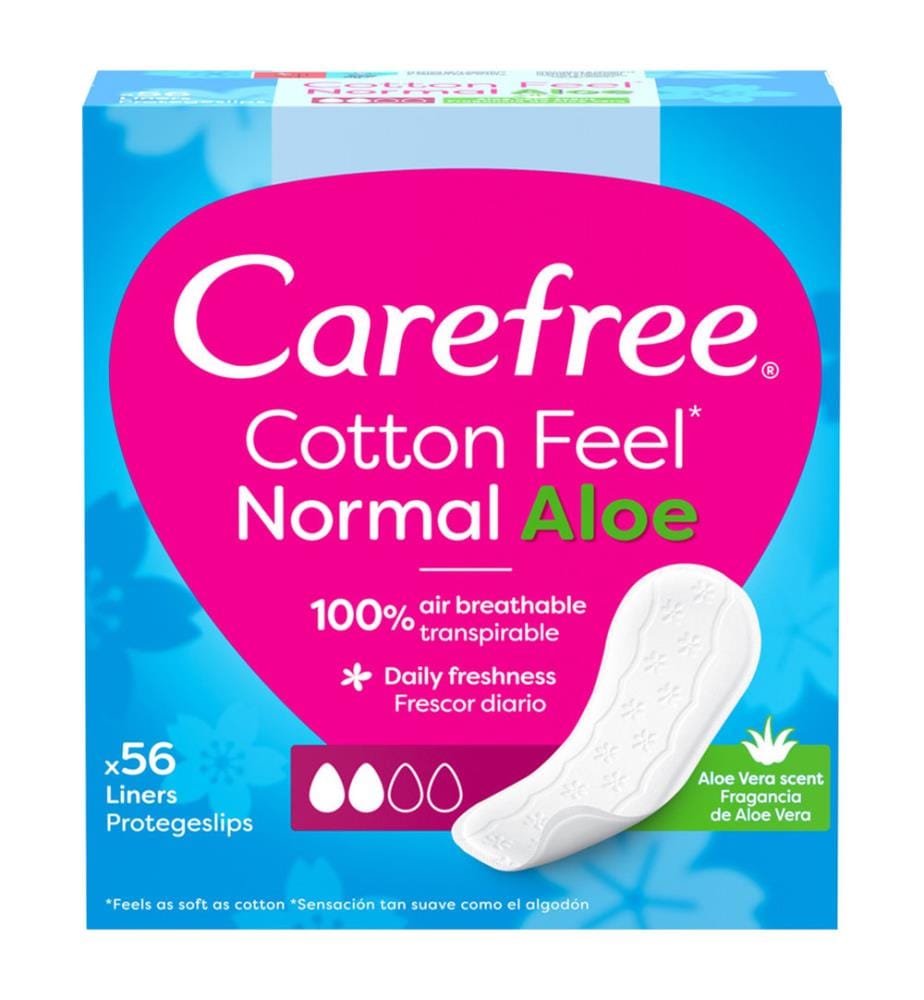 5 protège-slips Protege Std Cotton Feel Normal à l'aloès