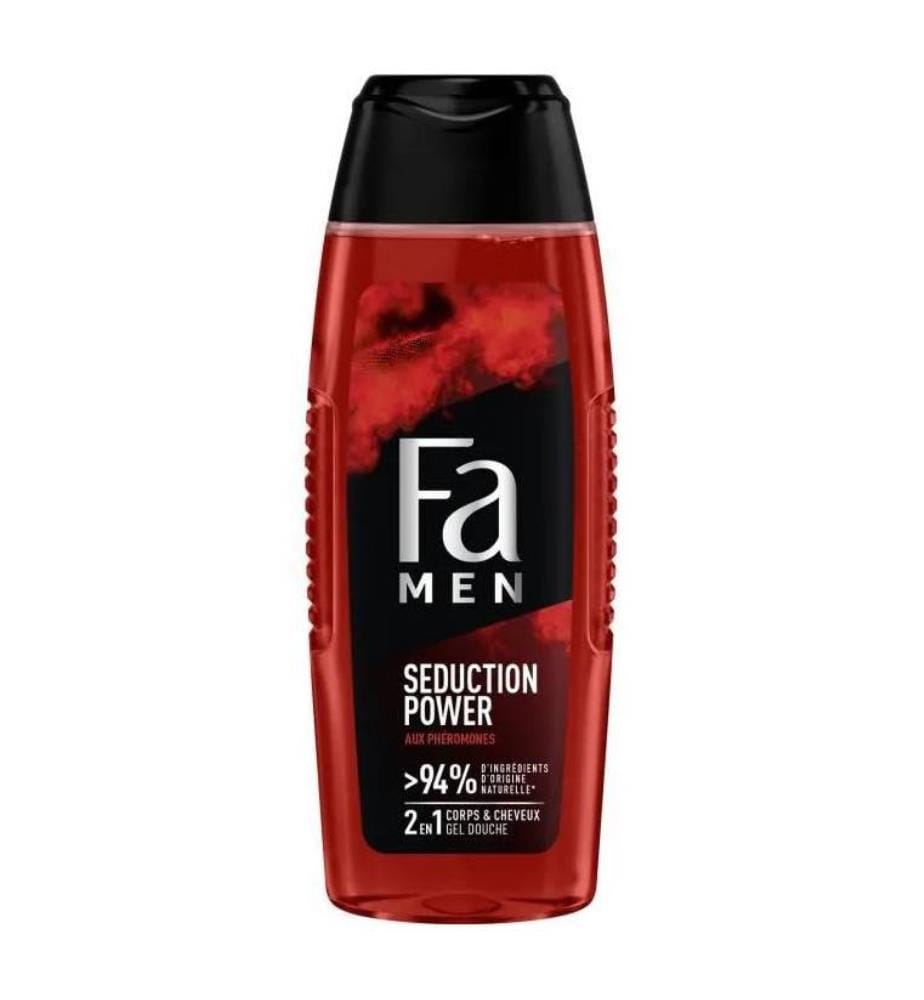 12 gels douche de 250 ml pour hommes  2 en 1  Seduction Power