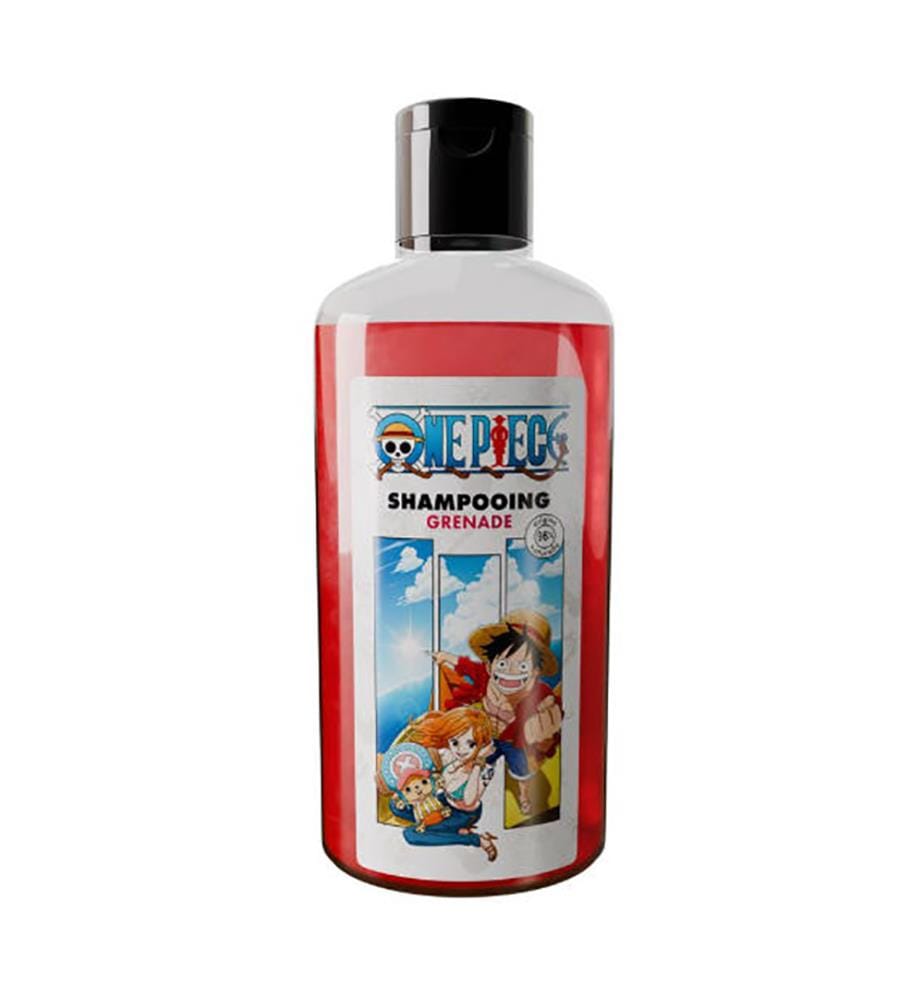 8 shampoings liquides One Piece de 400 ml à la grenade