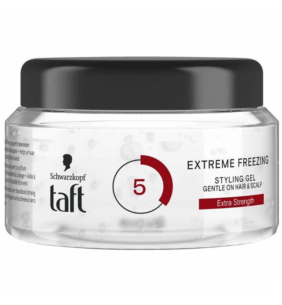 6 gels coiffants de 250 ml « Extreme Freezing »  niveau de fixation 5