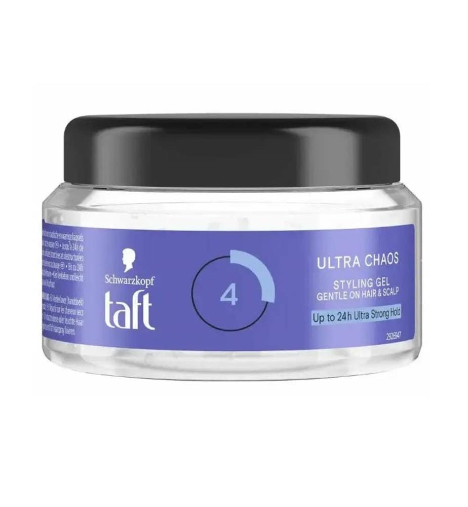 6 gels coiffants Ultra Chaos de 250 ml  niveau de tenue 4