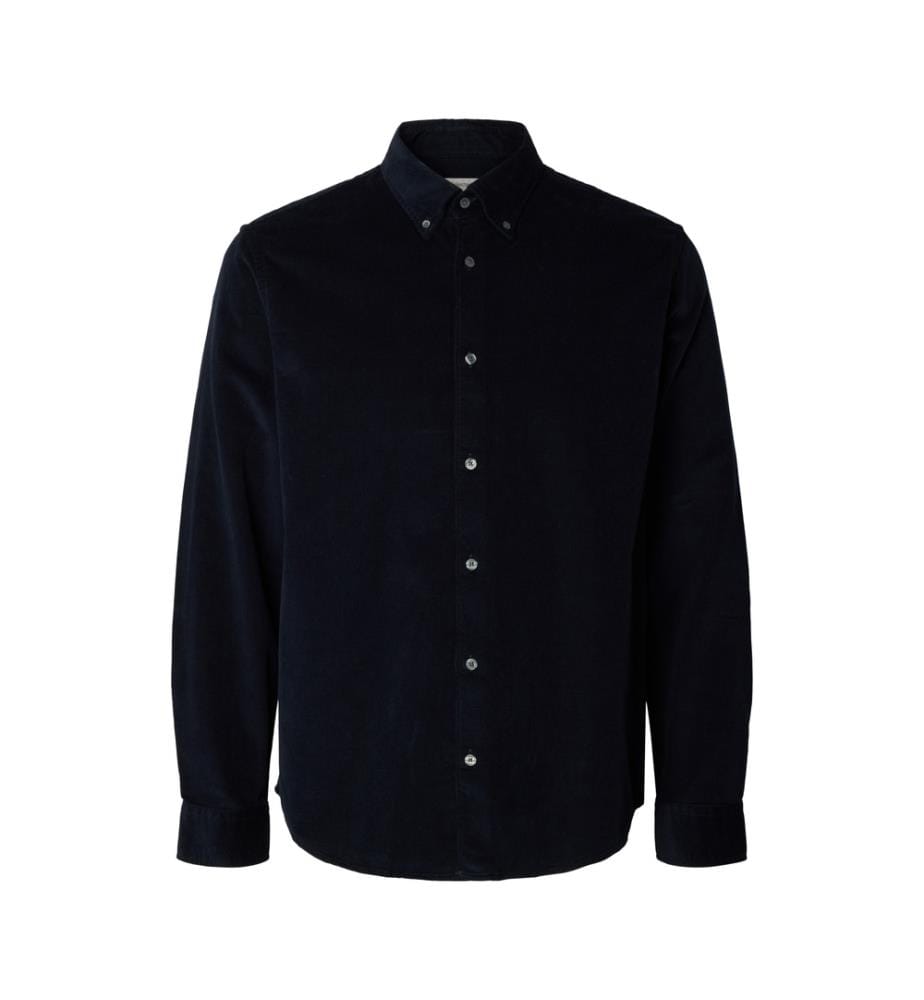 Chemise en velours côtelé - Bleu ciel