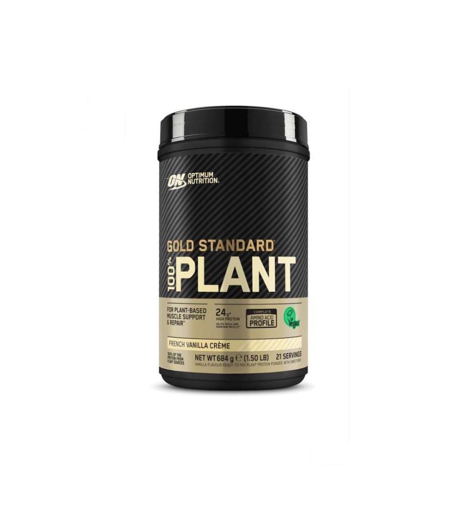 Protéines Gold Standard 100% Plant French Vanille Crème - 684g