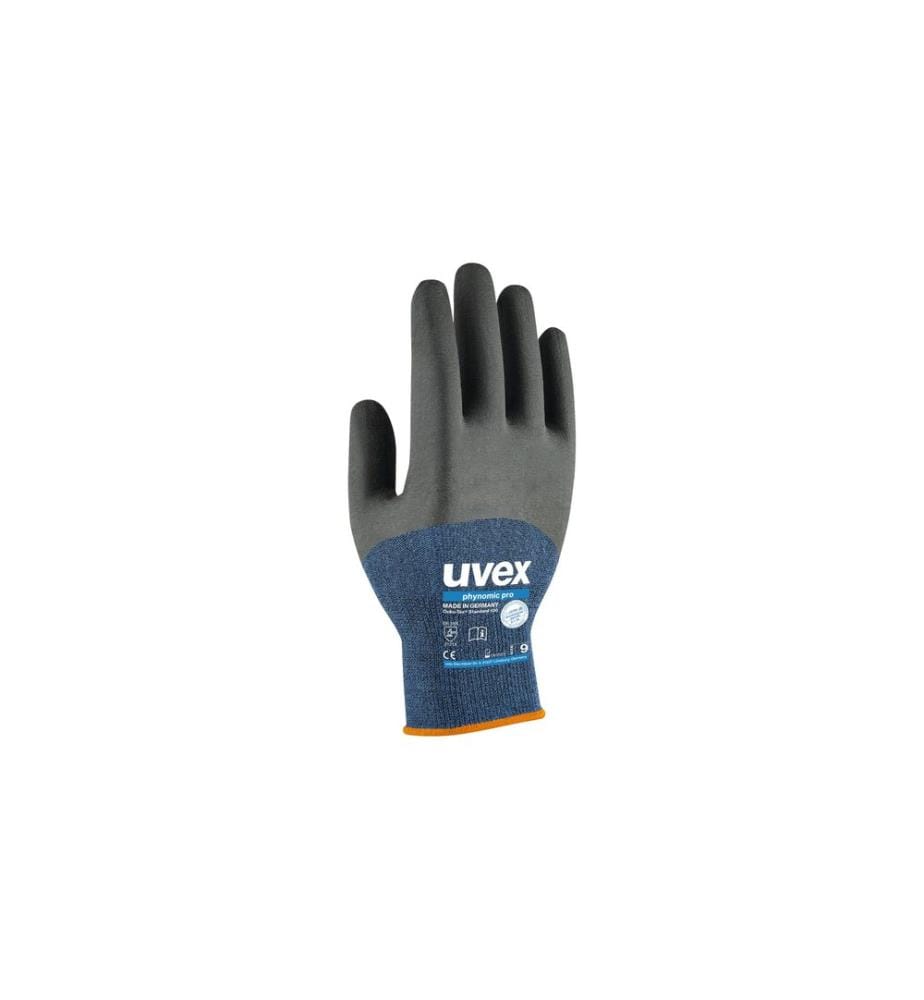 uvex gant de montage Phynomic Pro, 8, bleu/gris, 1 pièce