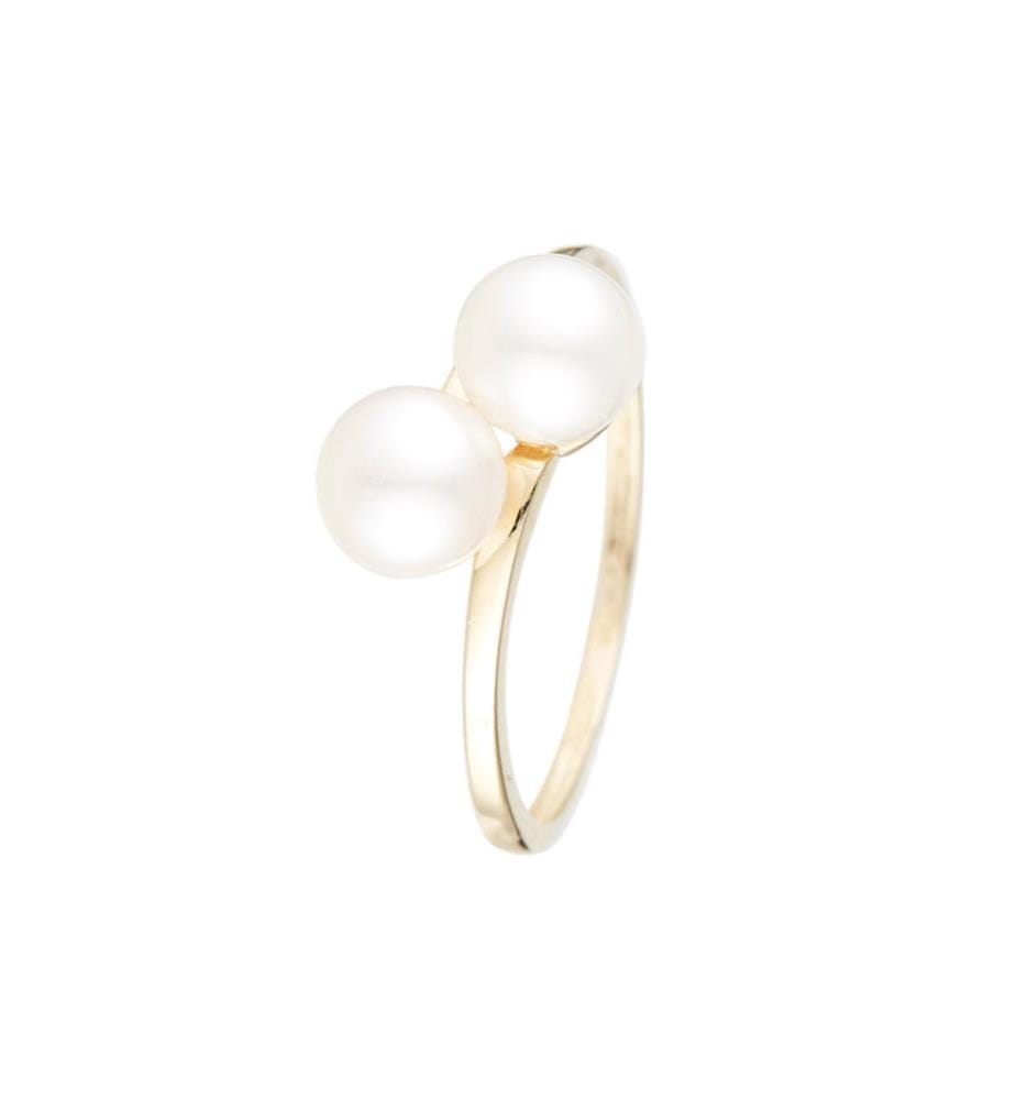 Bague Perlée Ronde - Or Jaune 375/1000