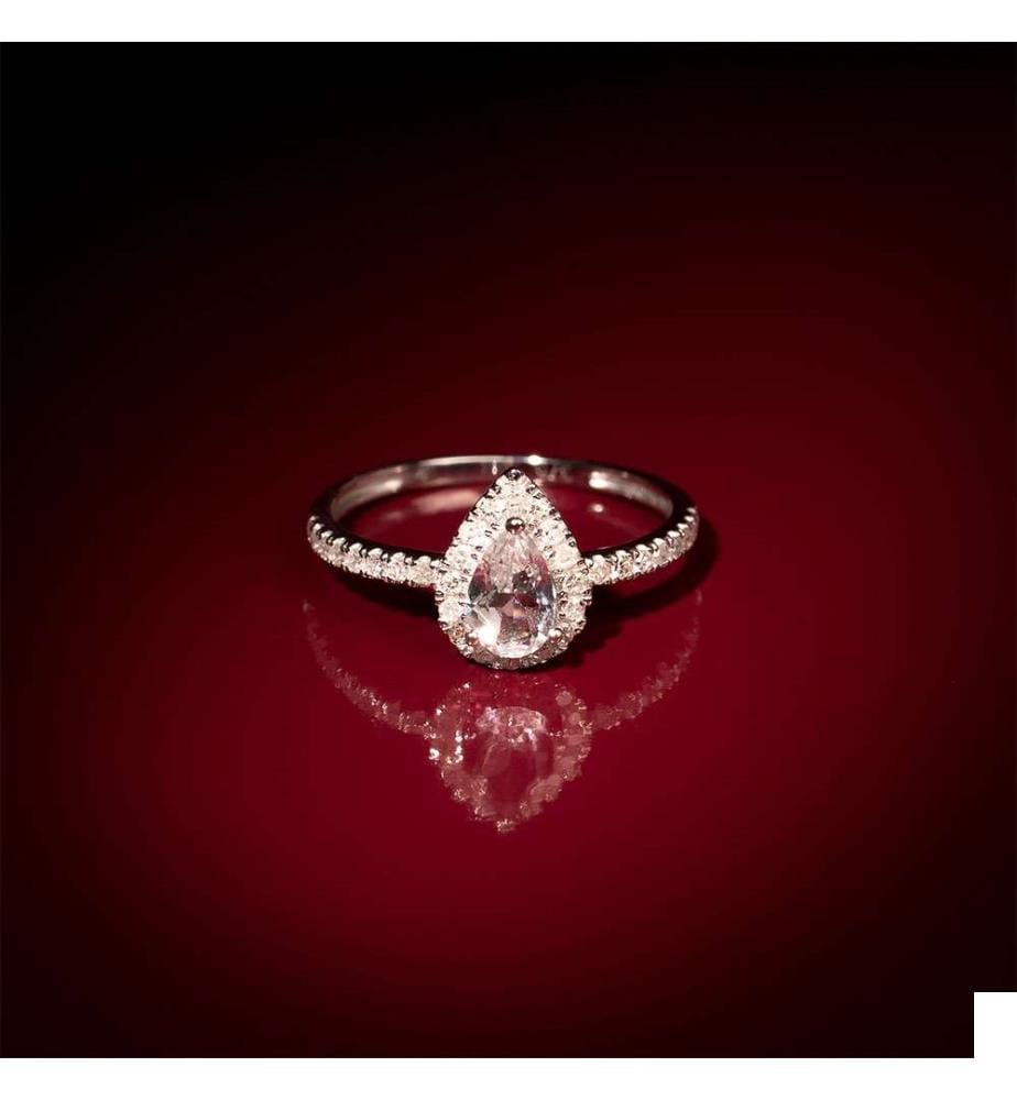 Bague Pescara - Or Blanc 375/1000