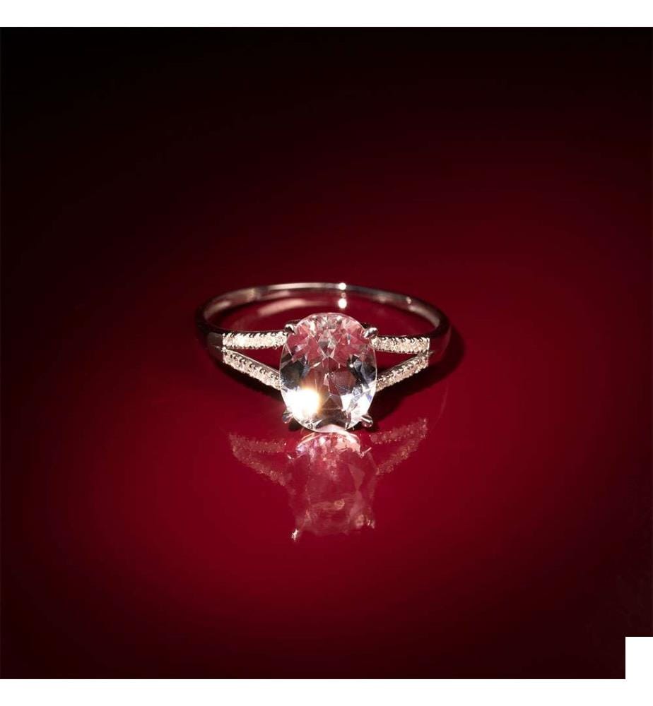 Bague Miri - Or Blanc 375/1000