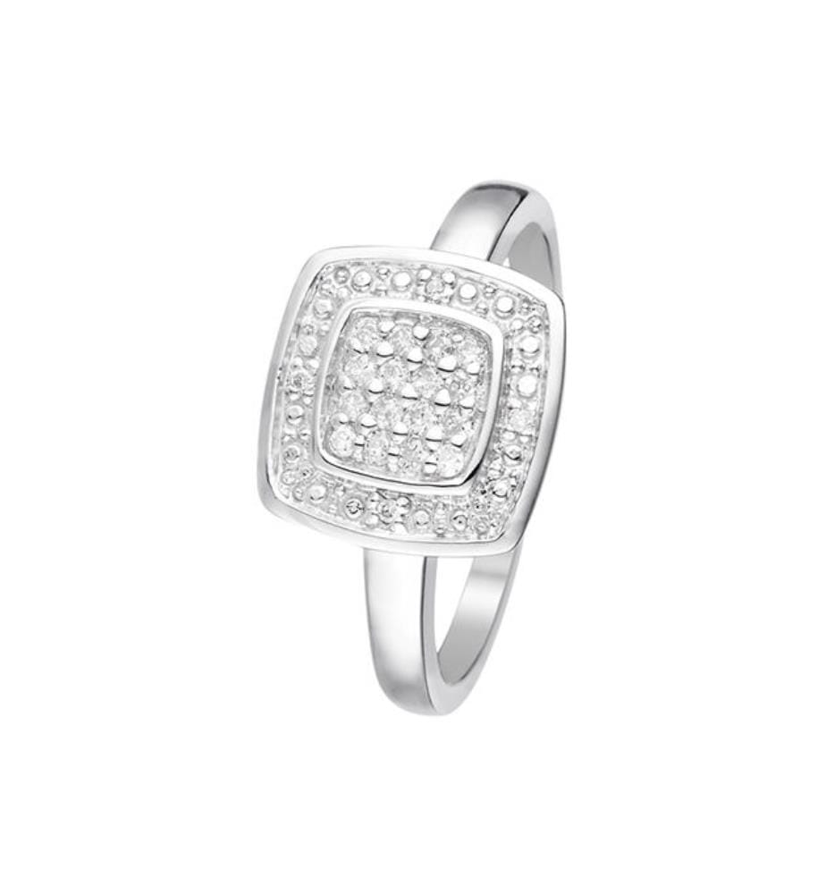Bague Lima - Or Blanc 375/1000
