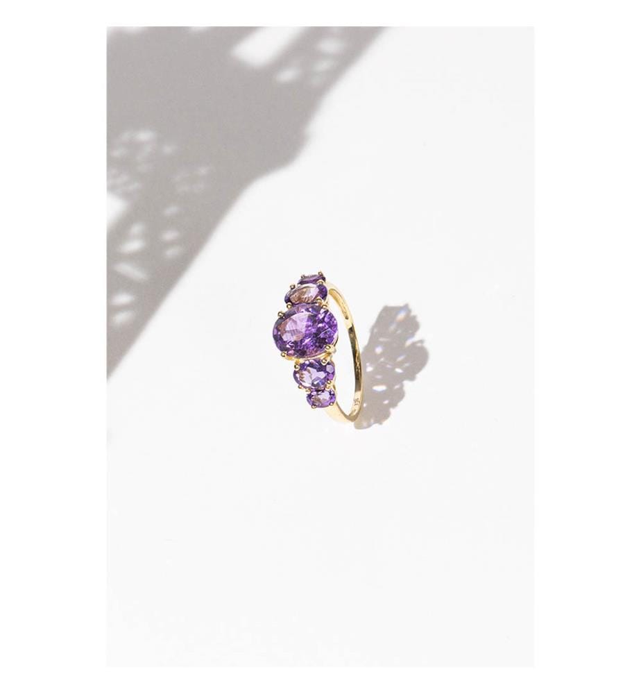 Bague Violet Hill - Or Jaune 375/1000