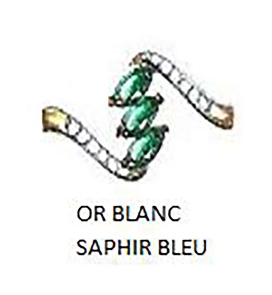 Bague "Lueur d'Étoile" - Or Blanc