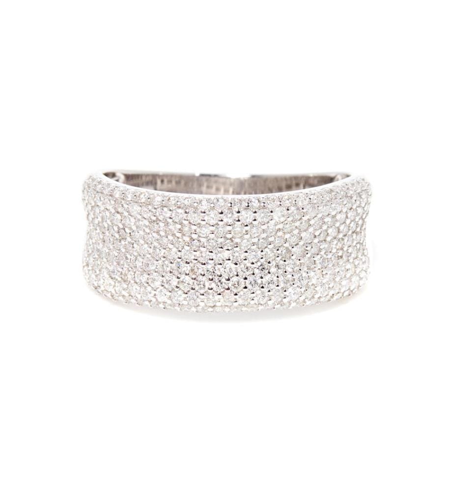 Bague Ruban Précieux - Or Blanc 375/1000