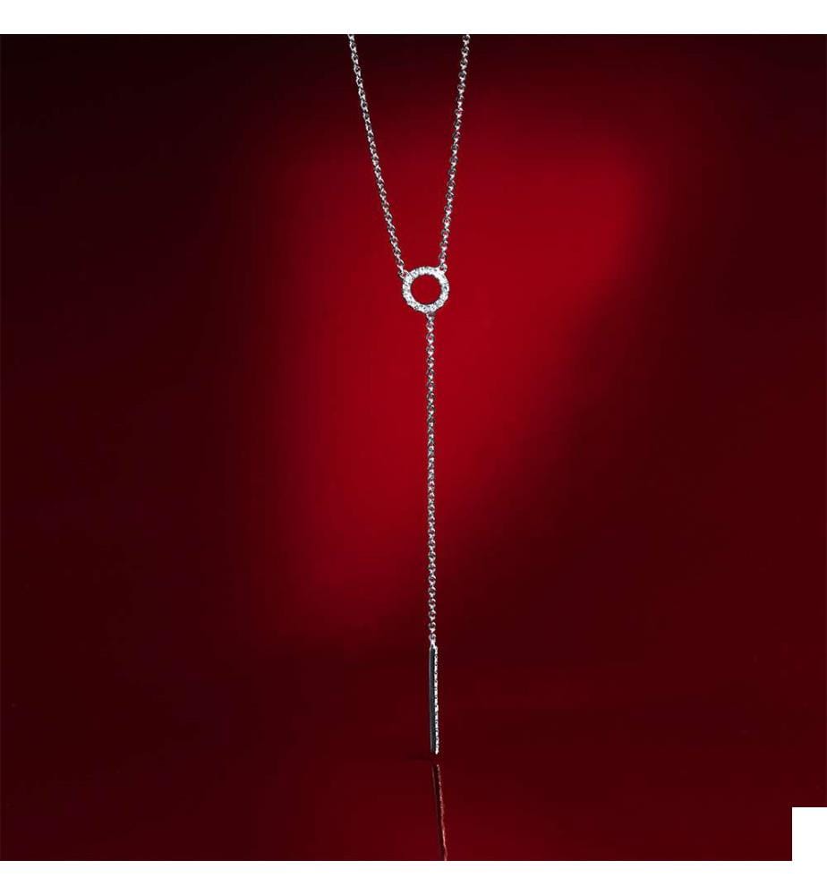 Collier Brescia - Or Blanc 375/1000