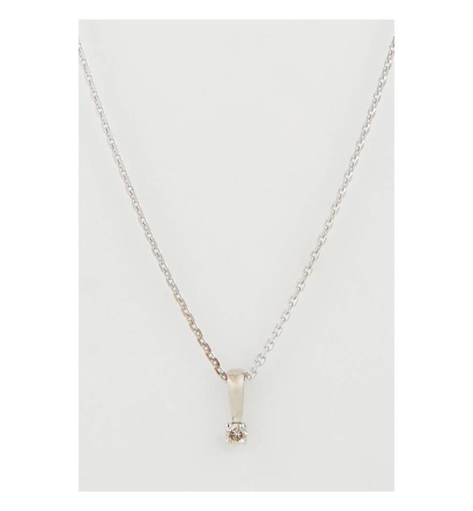Pendentif Julia - Or Blanc 375/1000