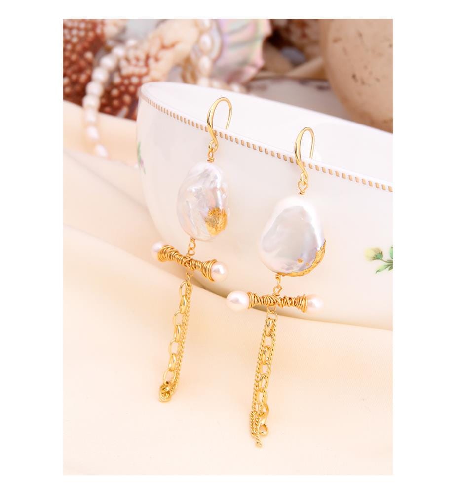 Boucles doreilles en perles
