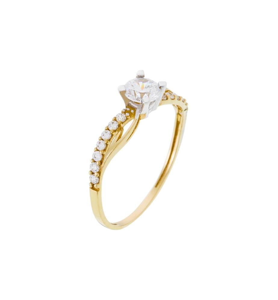 Bague Coup de foudre - Or Jaune 375/1000