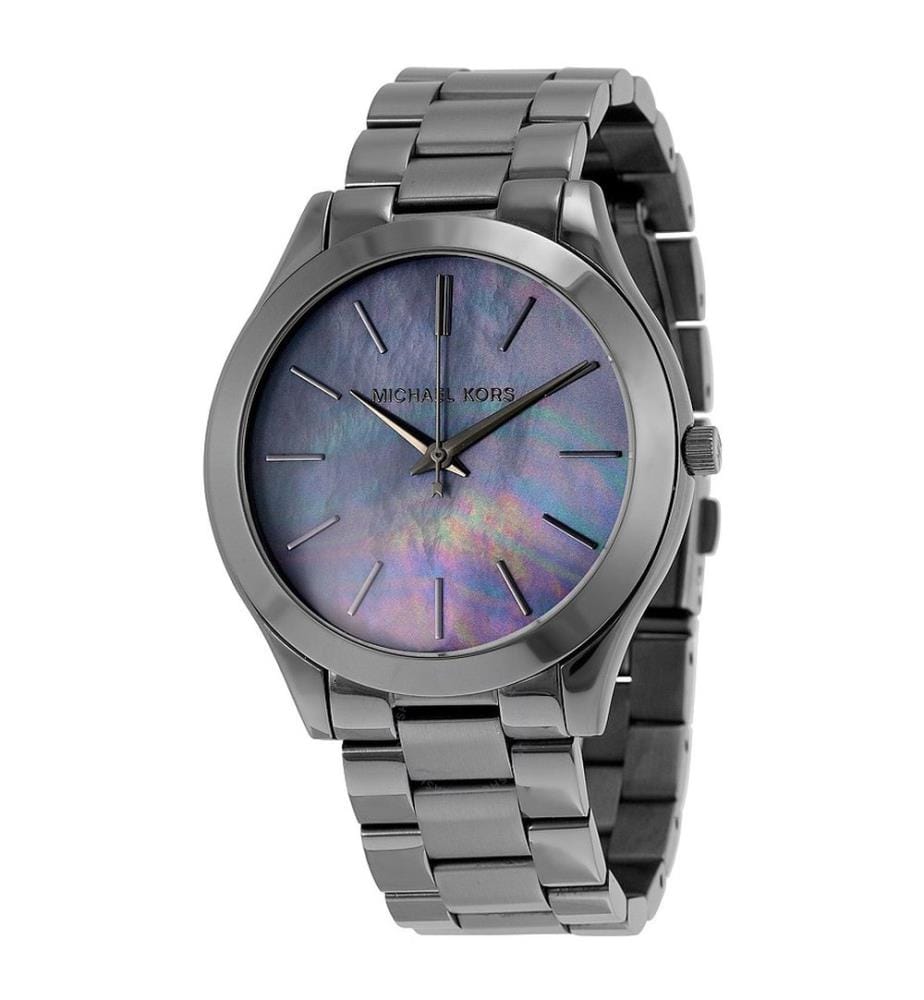 Montre à Quartz en acier argenté - 42 mm