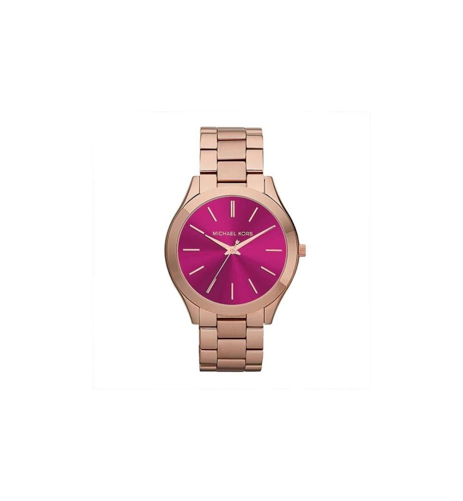Montre à Quartz en acier or rose - 42 mm
