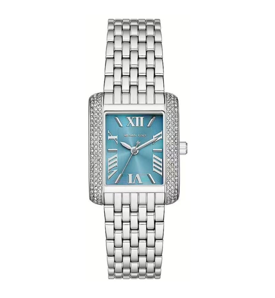 Montre à quartz en acier inoxydable gris - 27 mm