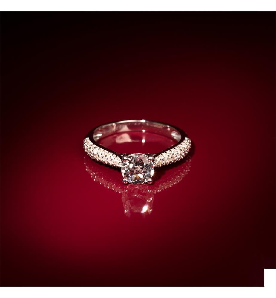 Bague Tawo - Or Blanc 375/1000