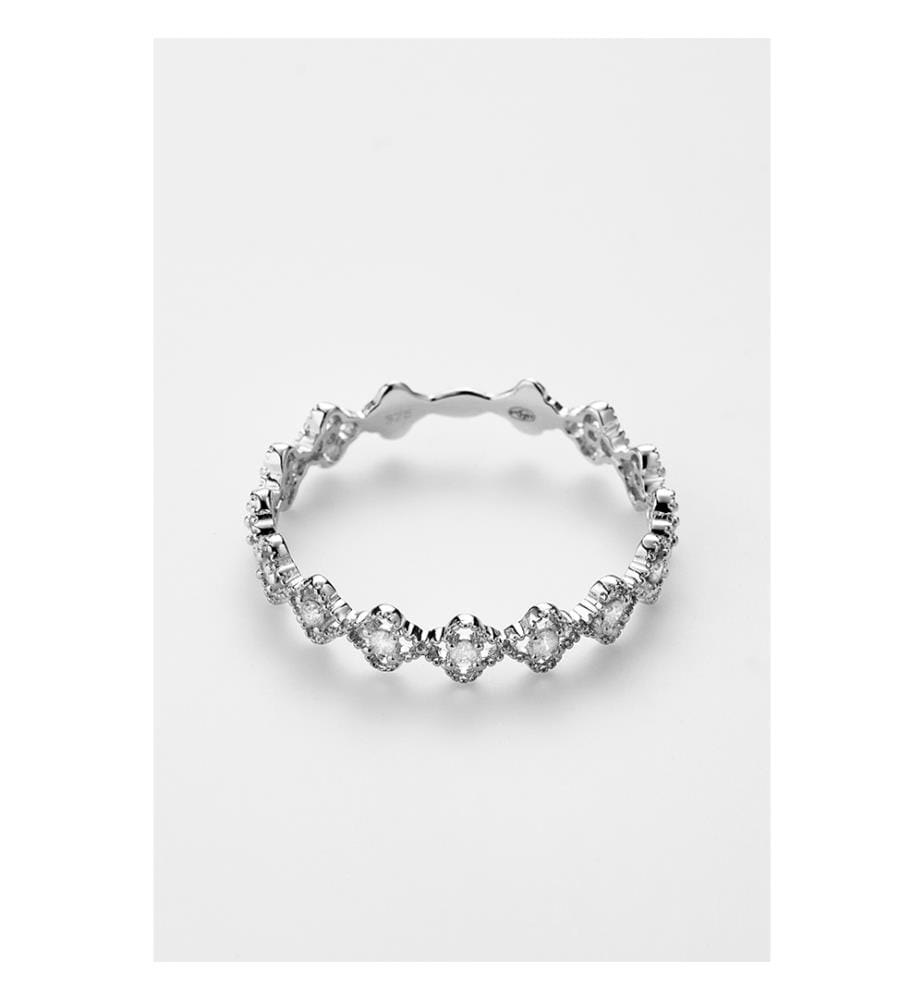 Bague Alicante - Or Blanc 375/1000