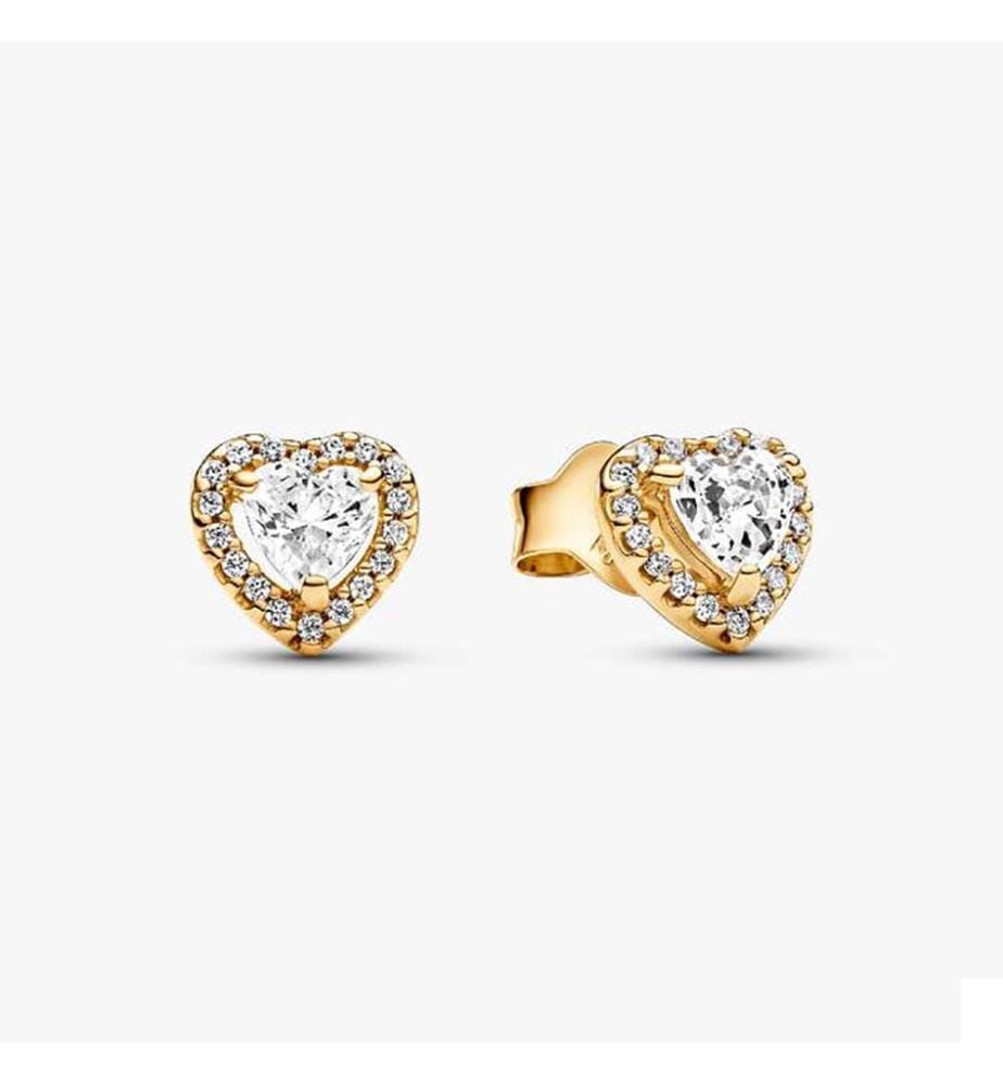 Boucles d'oreilles clous d'oreilles plaqués or 14k