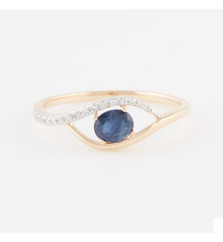 Bague Magie Saphirique - Or Jaune 375/1000