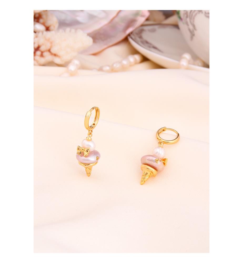 Boucle d'oreille en perles - Mélange de couleurs