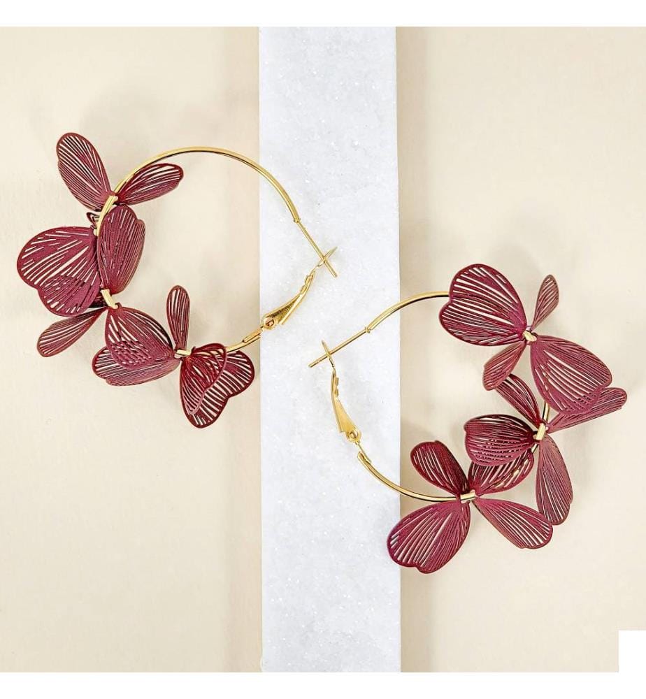Boucles d'Oreilles Flowering Bouquet - Doré
