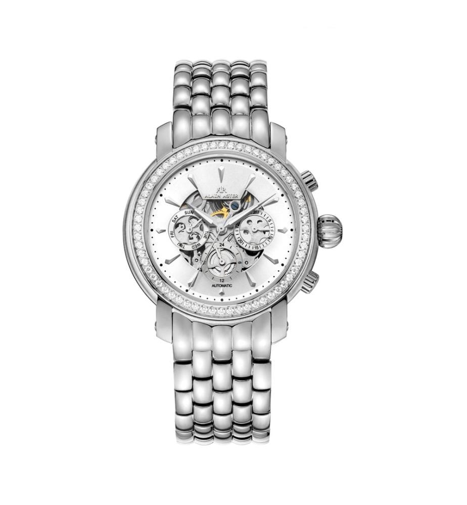 Montre automatique Princesse - Argenté