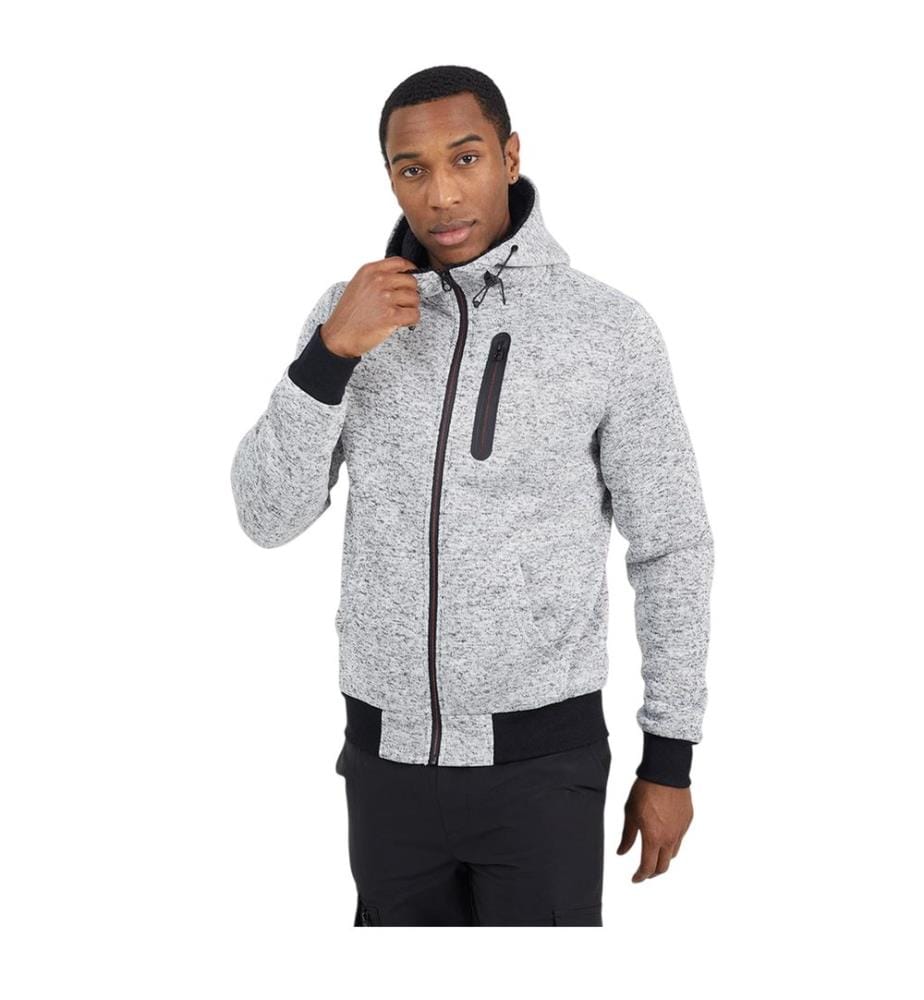 Brave Soul - Veste à capuche manches longues motif/style Quadrillé - Homme