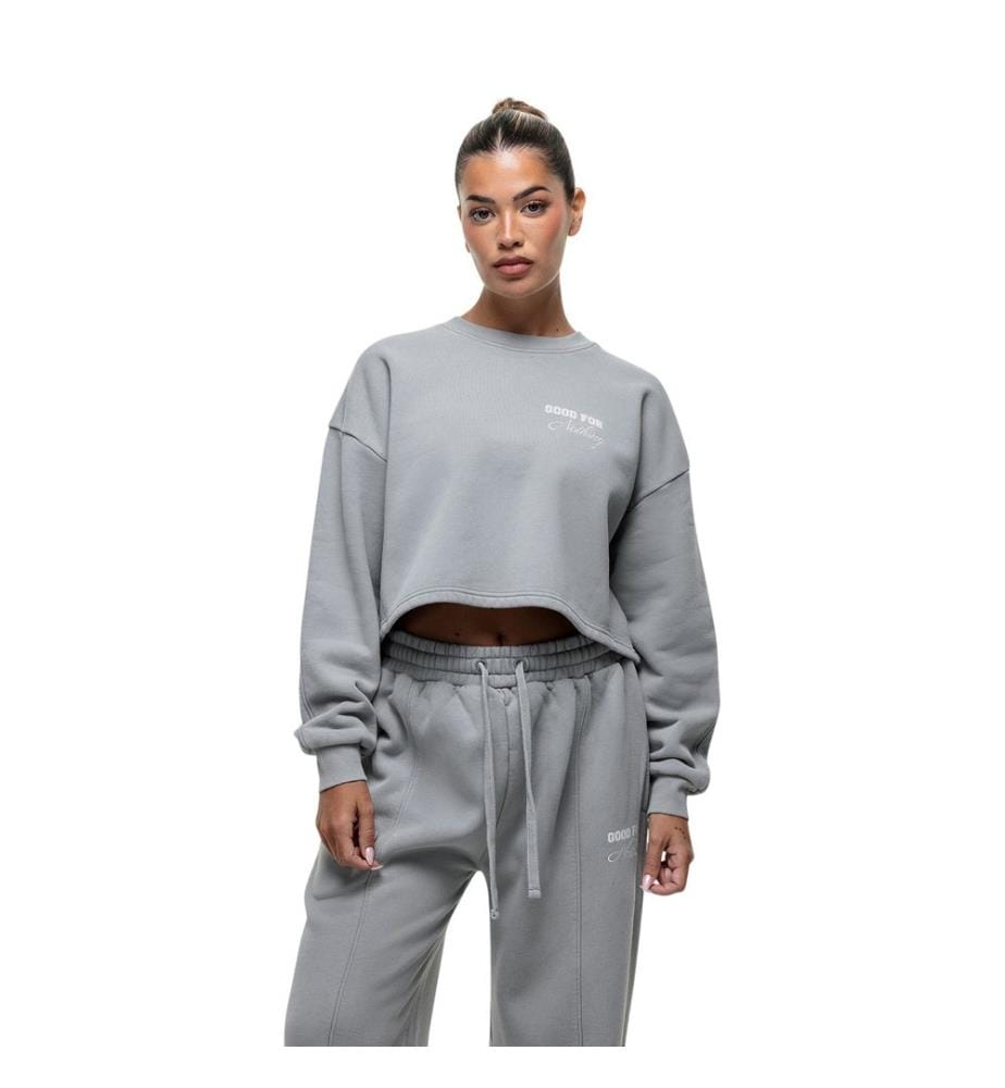 Good For Nothing - Sweat court à capuche motif/style Ange - Femme